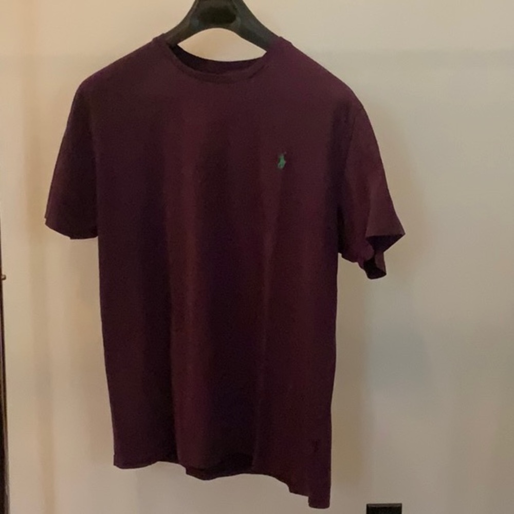 Men’s Polo by Ralph Lauren Purple Short Sleeve Cotton Tee